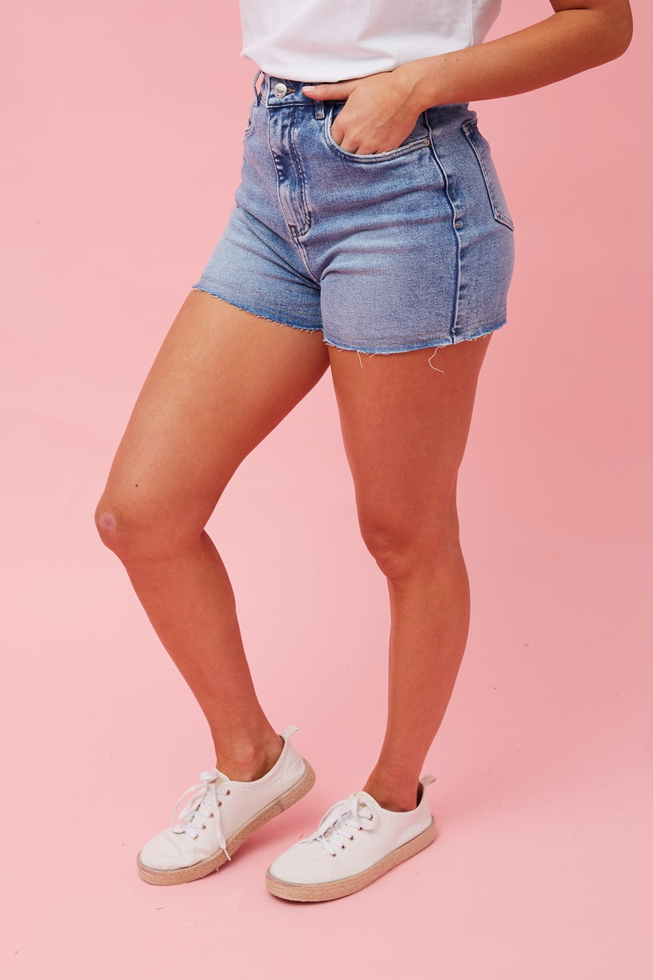 LOGAN DENIM SHORTS