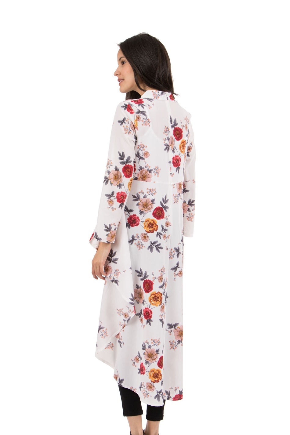 Hi- Low Floral Top