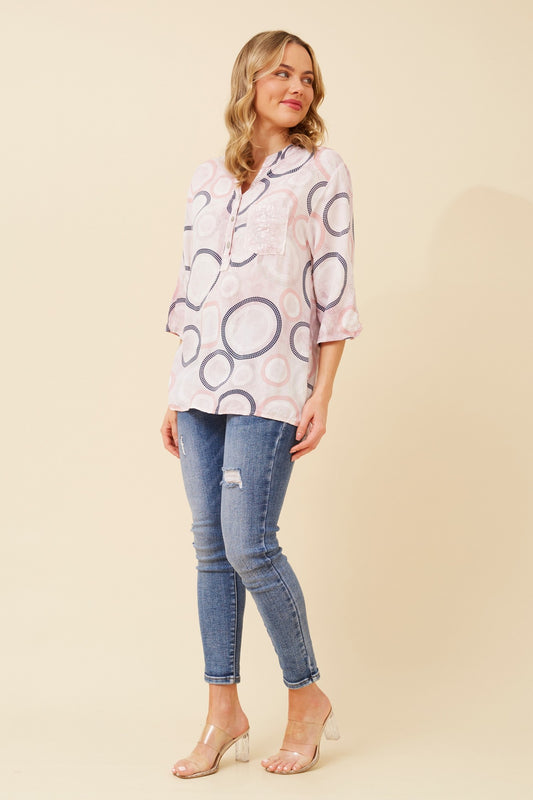 ROSETTA SEQUIN DETAIL TOP